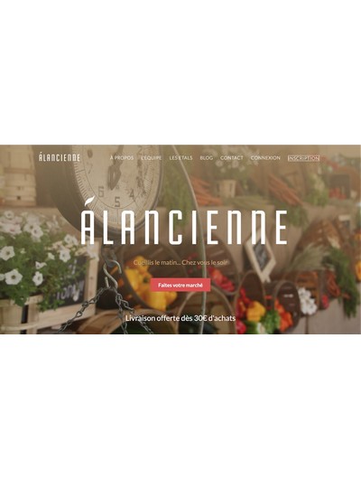Alancienne : des produits bio et locaux livrés chez vous