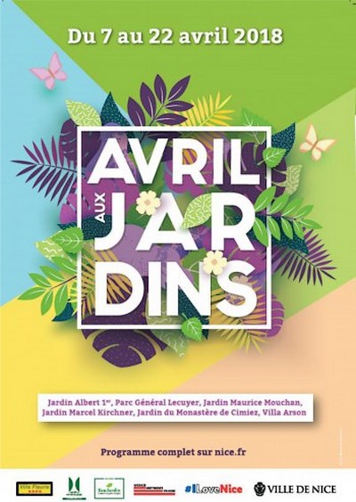 Avril aux Jardins : des animations en plein air à Nice