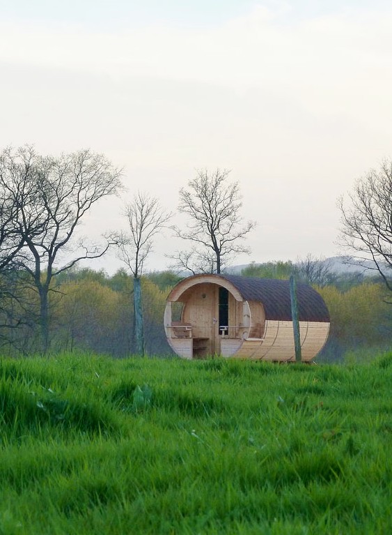 Dormez dans un oeno-tonneau au Clos du Grand Bois