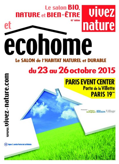 Ecohome : le salon de l'habitat naturel et durable à Paris