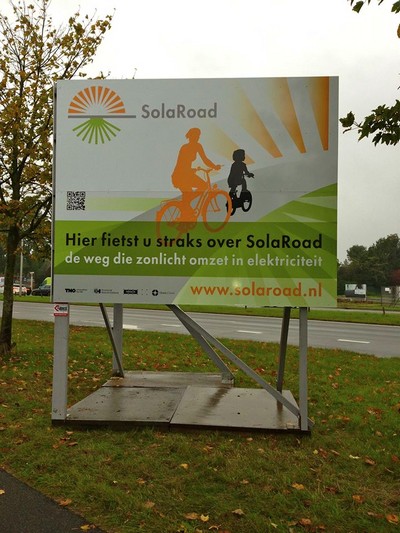 SolaRoad : une piste cyclable solaire aux Pays-Bas